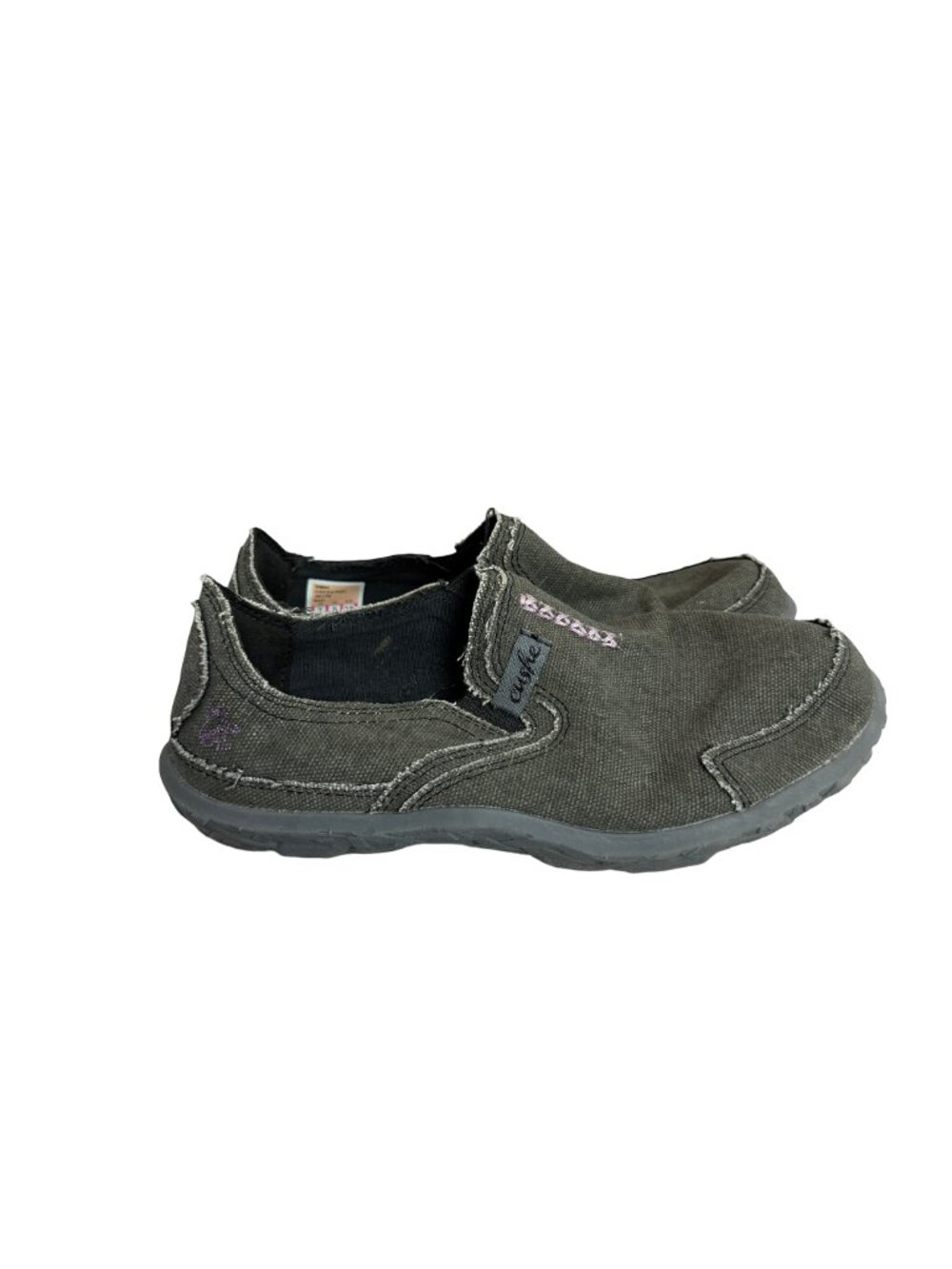Cushe Slipper II Olive Canvas On Loafer Slippers Moccasin Style Size 7 Women's - Picture 5 of 8
